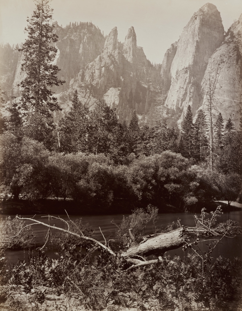 Charles Leander - Cathedral Spires, 2400 feet high. Yosemite, 1872.